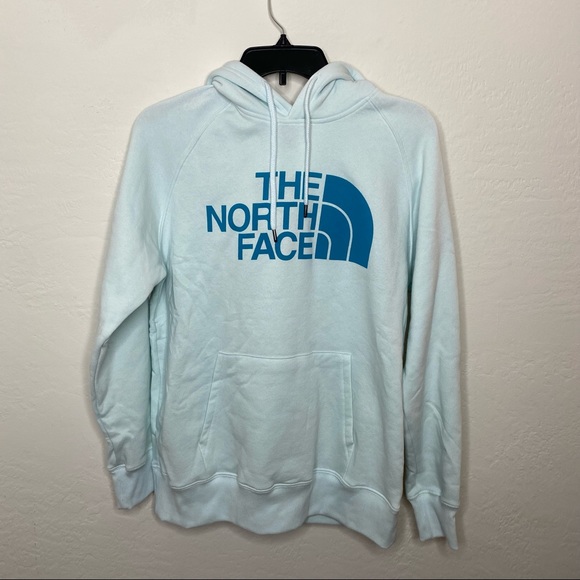 NWT NORTH FACE Pullover ice blue hoodie size medium - Picture 2 of 7
